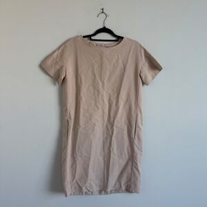 Sofie D'Hoore Light Pink Short Sleeve Cotton Mini Dress Size 36